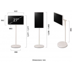 LG 27LX6TDGA 27吋 StanbyME 2 便攜式觸控螢幕｜可拆卸、內置電池、WebOS 24